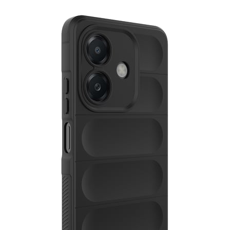 Oppo A3 Uyumlu Kılıf Esnek TPU Oyuklu Arka Yüzey Tasarımlı Zore Etnik Silikon Kapak