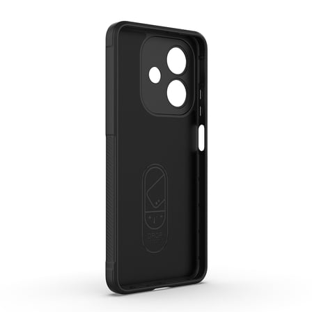 Oppo A3 Uyumlu Kılıf Esnek TPU Oyuklu Arka Yüzey Tasarımlı Zore Etnik Silikon Kapak