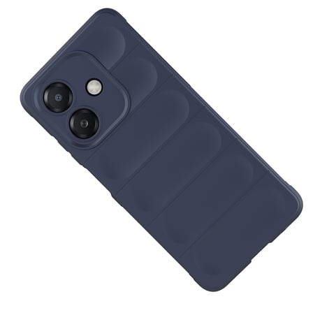 Oppo A3 Uyumlu Kılıf Esnek TPU Oyuklu Arka Yüzey Tasarımlı Zore Etnik Silikon Kapak