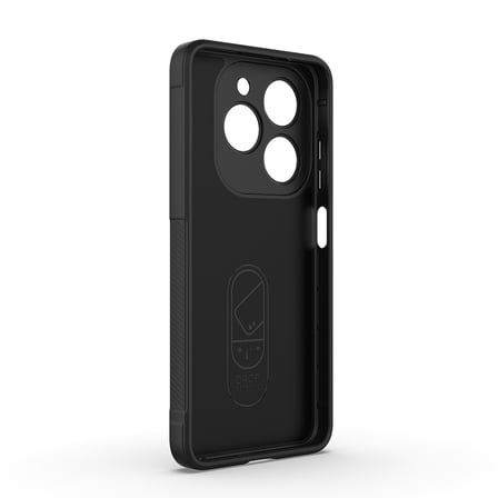 Tecno Spark 20 Uyumlu Kılıf Esnek TPU Oyuklu Arka Yüzey Tasarımlı Zore Etnik Silikon Kapak