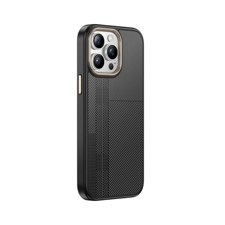 Apple iPhone 15 Pro Max Uyumlu Kılıf M-safe Şarj Özellikli Karbon Fiber Görünümlü Zore Antina Kapak