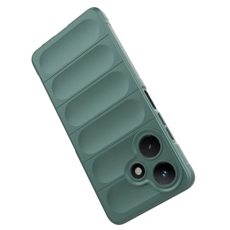 Infinix Hot 30 Uyumlu Kılıf Esnek TPU Oyuklu Arka Yüzey Tasarımlı Zore Etnik Silikon Kapak