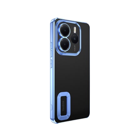 Xiaomi Redmi Note 14 5G Uyumlu Kılıf Kamera Korumalı Logo Gösteren Zore Omega Kapak