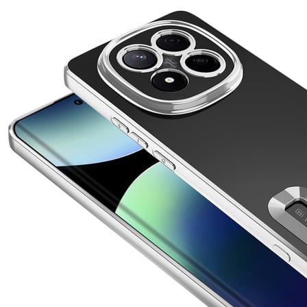 Xiaomi Redmi Note 14 Pro Plus Uyumlu Kılıf Kamera Korumalı Logo Gösteren Zore Omega Kapak