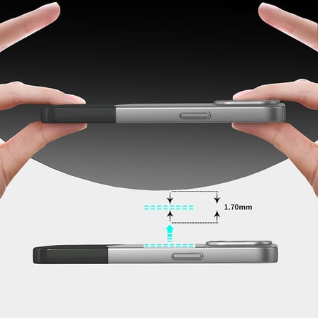 Apple iPhone 15 Pro Max Uyumlu Kılıf M-Safe Şarj Özellikli Mıknatıslı Zore Duble Kapak