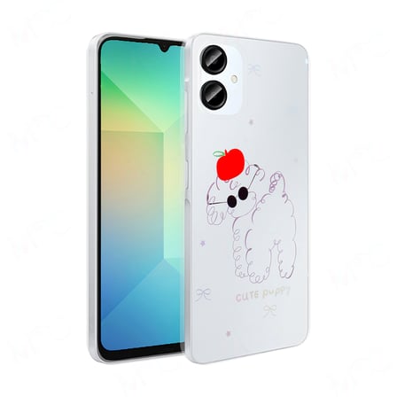 Samsung Galaxy A06 Uyumlu Kılıf Şeffaf Figürlü Zore Folk Sert Kapak