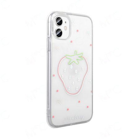 Apple iPhone 11 Uyumlu Kılıf Şeffaf Figürlü Zore Folk Sert Kapak