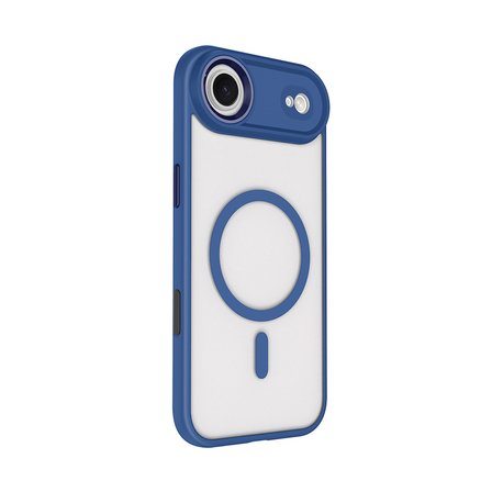 Apple iPhone 17 Air Uyumlu Kılıf Wireless Şarj Özellikli Zore Krom M-safe Silikon Kapak