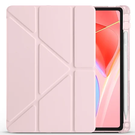 Lenovo Tab TB-311FU Uyumlu Kılıf Zore Tri Folding Kalem Bölmeli Standlı Kılıf