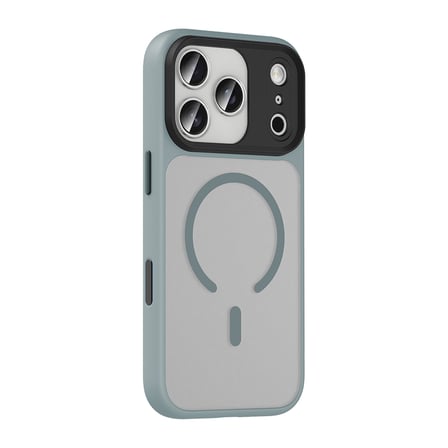 Apple iPhone 17 Pro Max Uyumlu Kılıf Mat Arka Yüzey Wireless Şarj Özellikli Zore Flet M-safe Kapak