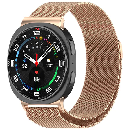 Samsung Galaxy Watch 8 Uyumlu Zore KRD-01 Metal Kordon