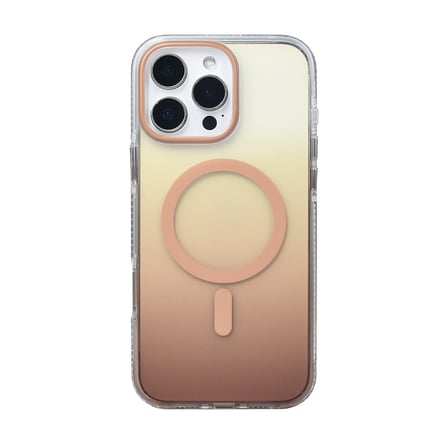 Apple iPhone 16 Pro Max Uyumlu Kılıf M-safe Şarj Özellikli Transparan Renk Geçişli Zore Toros Kapak