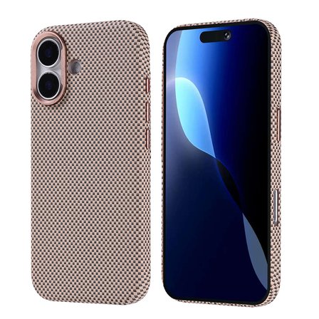 Apple iPhone 17 Uyumlu Kılıf M-safe Şarj Özellikli Karbon Fiber Görünümlü Zore Nekst Kapak