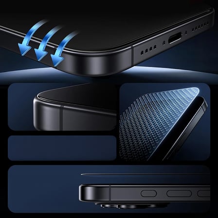 Apple iPhone 17 Pro Max Uyumlu Zore Etnaa Cam Ekran Koruyucu