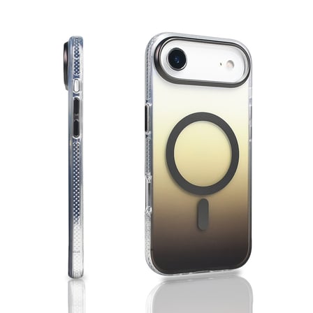 Apple iPhone 17 Air Uyumlu Kılıf M-safe Şarj Özellikli Transparan Renk Geçişli Zore Toros Kapak