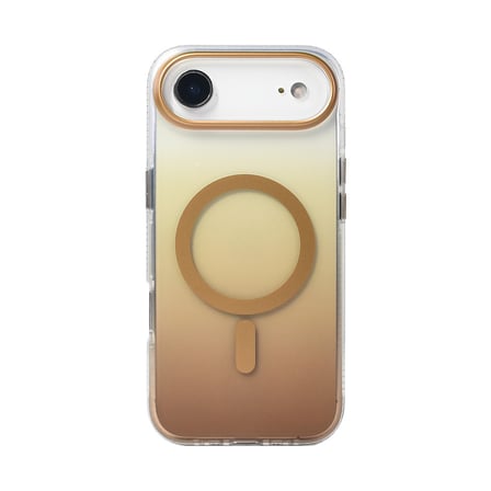 Apple iPhone 17 Air Uyumlu Kılıf M-safe Şarj Özellikli Transparan Renk Geçişli Zore Toros Kapak
