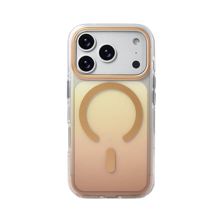 Apple iPhone 17 Pro Uyumlu Kılıf M-safe Şarj Özellikli Transparan Renk Geçişli Zore Toros Kapak