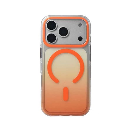 Apple iPhone 17 Pro Uyumlu Kılıf M-safe Şarj Özellikli Transparan Renk Geçişli Zore Toros Kapak