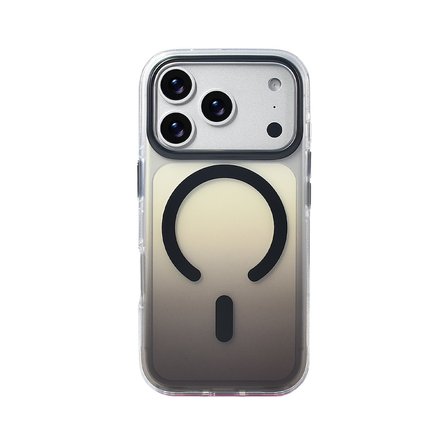 Apple iPhone 17 Pro Uyumlu Kılıf M-safe Şarj Özellikli Transparan Renk Geçişli Zore Toros Kapak