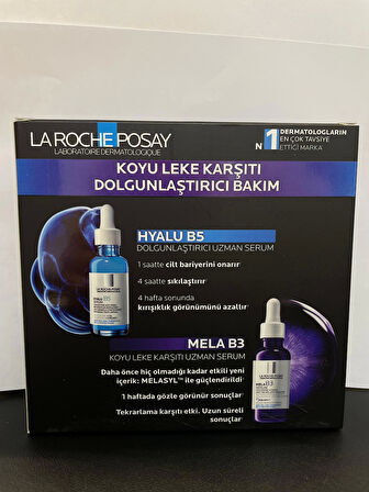 La Roche Posay Uzman Serumlarla Tanışma Kiti (HYALU B5 10 ML SERUM + MELA B3 10 ML SERUM )