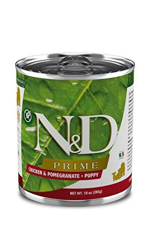 N&D Prime Narlı-Tavuklu Küçük Irk Yavru Yaş Köpek Maması 285 gr