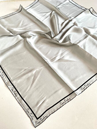 Pierre Cardin Sura İpek Eşarp 8535230-371-48179 Gri Karışık Desen