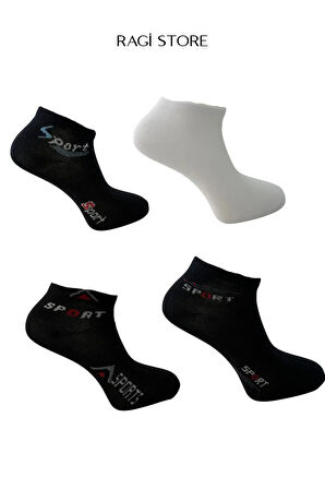 8'li Erkek Sport Patik Çorap Seti Mix