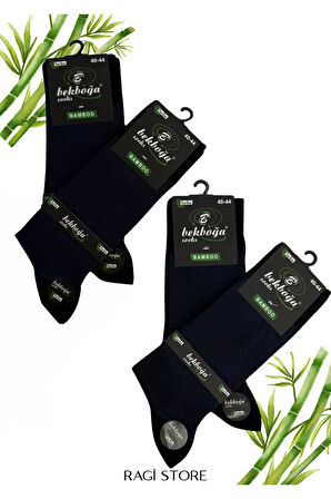 4'lü Lacivert Bambu Erkek Soket