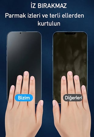 SAMSUNG A26 Uyumlu Samsung A26 Mat Ekran Koruyucu Mat Ekran Koruyucu Seramik Nano Tam Kaplar