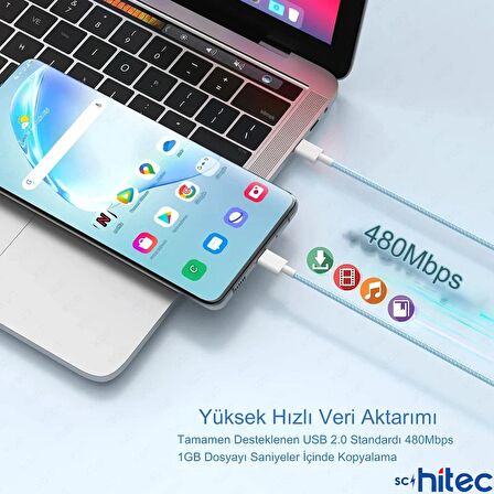 Global 3in1 İphone 15 Uyumlu PD35W Şarj Aleti - 6A 66W Type-C to Type-C Örgülü Kablo - Type-C Earpods Kablolu Kulaklık WNE1128