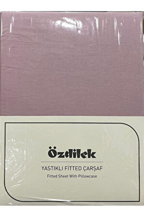 Özdilek Colurist Lastikli Fitted Çift Kişilik Çarşaf Takımı 160 x 200 +30 Cm ( 30 Cm Yükseklik ) Rose