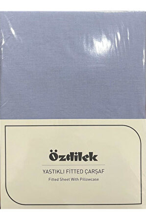 Özdilek Colurist Lastikli Fitted Çift Kişilik Çarşaf Takımı 160 x 200 +30 Cm ( 30 Cm Yükseklik ) Okyanus