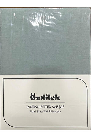 Özdilek Colurist Lastikli Fitted Tek Kişilik Çarşaf Takımı 120 x 200 +30 Cm ( 30 Cm Yükseklik ) Çağla