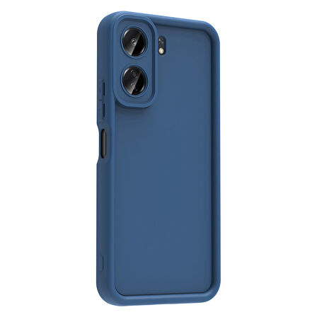 Xiaomi Poco C65 Kılıf Kamera Korumalı Ananas Silikon Kapak