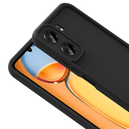 Xiaomi Poco C65 Kılıf Kamera Korumalı Ananas Silikon Kapak