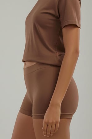 Night Kahverengi Toparlayıcı İz Yapmayan Seamless Örme BOXER 2001