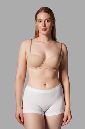 Night Beyaz Boxer Toparlayıcı İz Yapmayan Örme Boxer 2001