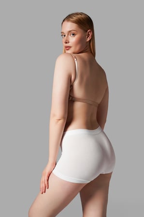 Night Beyaz Boxer Toparlayıcı İz Yapmayan Örme Boxer 2001