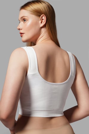 Night Beyaz Göğüs Toparlayıcı Kalın Askılı Korse Büstiyer 5040