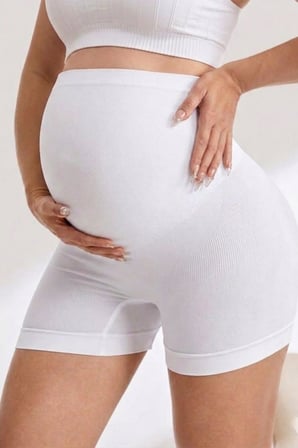 Night Beyaz HAMİLE SLİP KÜLOT HAMİLE LOHUSA YÜKSEK BEL TOPARLAYICI KÜLOT 1020