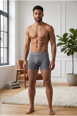 Night Krem Erkek Rahat Esnek Seamless 2 Li Boxer
