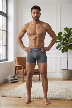 Night Krem Erkek Rahat Esnek Seamless 2 Li Boxer