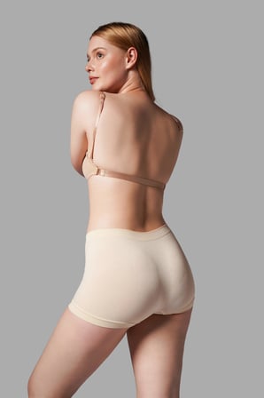 Night Bej KADIN BOXER Toparlayıcı İz Yapmayan Seamless Örme BOXER 2001