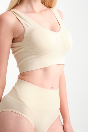 Night Bej Toparlayıcı Sıkılaştırıcı Kalın Askılı Pedli Büstiyer 5040