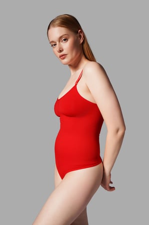 Night Kırmızı ÇITÇITLI STRİNG BODY KORSE 9052
