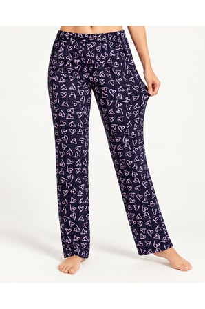 Night Mor Kadın Premium Desenli Rahat Kesim Pijama Altı 4772