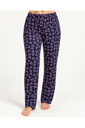 Night Mor Kadın Premium Desenli Rahat Kesim Pijama Altı 4772