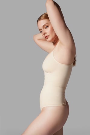 Night Bej ÇITÇITLI STRİNG BODY KORSE 9052