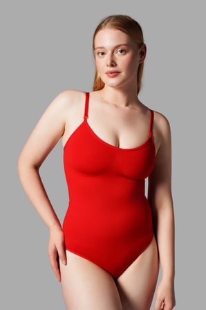 Night Kırmızı ÇITÇITLI STRİNG BODY KORSE 9052