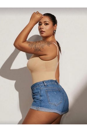 Night Bej Seamless Zıbın Korse Çıtçıtlı Body 2 Beden İncelten Toparlayıcı Push Up Etkili Karın Bel Göbek Sıkılaştırıcı Kadın Body Korse 9051